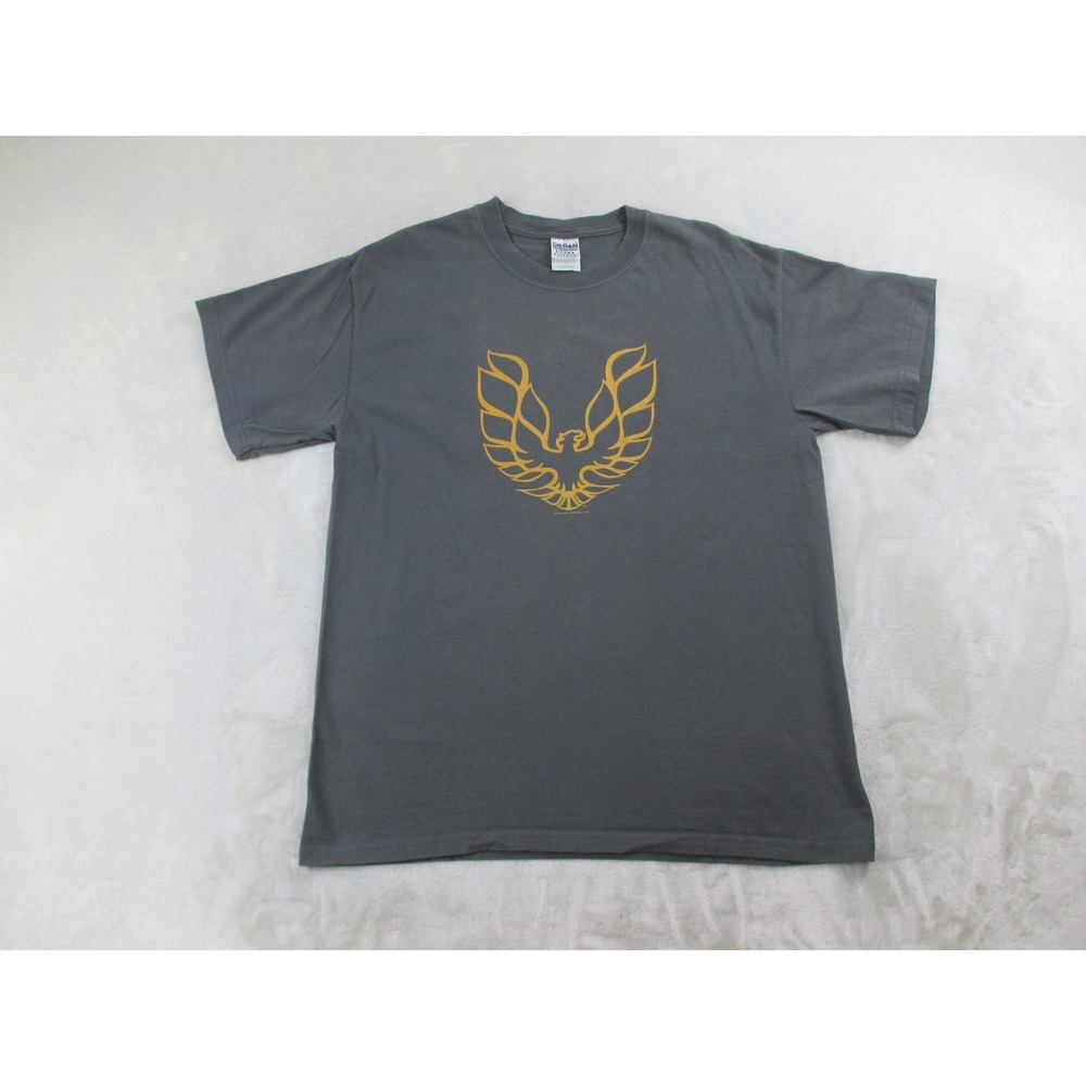 Gildan Shirt Mens Large Gray Pontiac Firebird Trans Am*